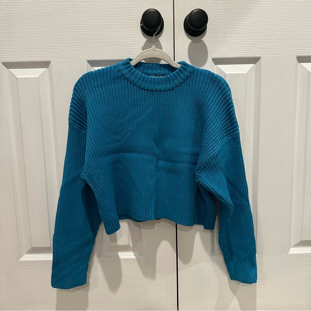 Mimosa Blue Crewneck Sweater